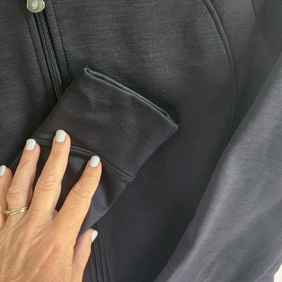 Cloudveil ladies hooded active wear zipup jacket Black ladies Medium - Picture 4 of 12